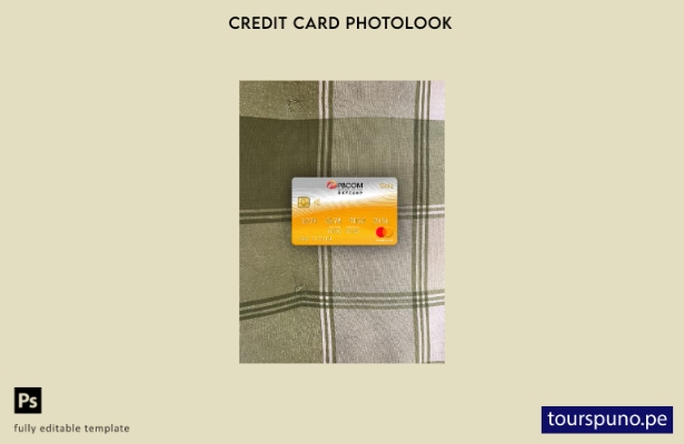 listo para imprimir plantilla frontal de aspecto fotográfico dorado mastercard 3